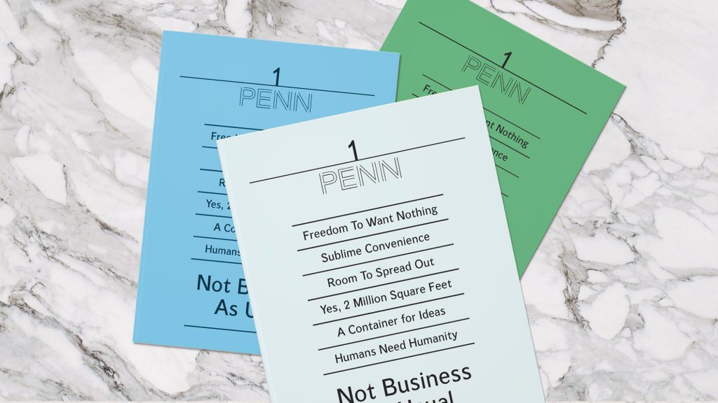 Brochure Graphic Design for One Penn Plaza