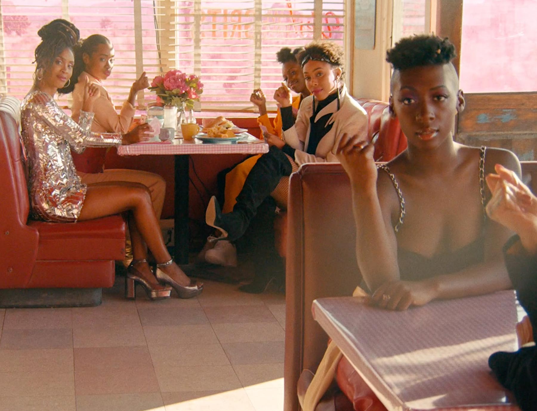 Still from Janelle Monae's Pynk Music Video