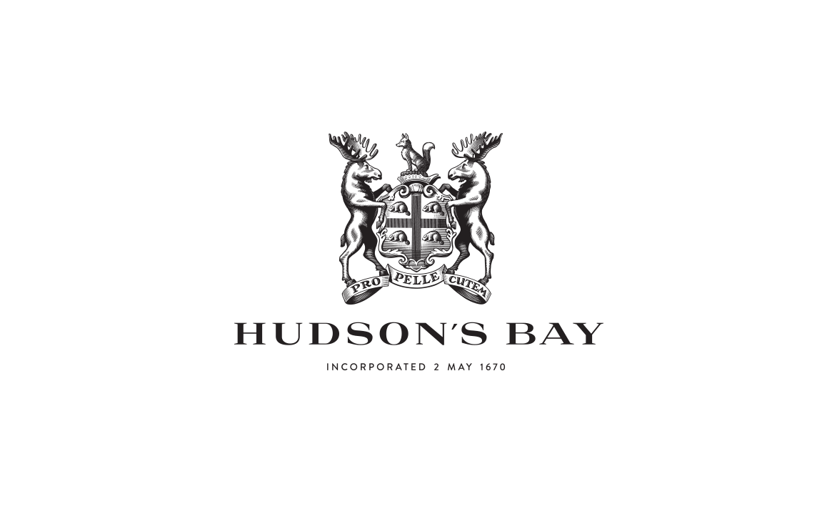 Logotype and Illustrated Crest Design for Hudson's Bay